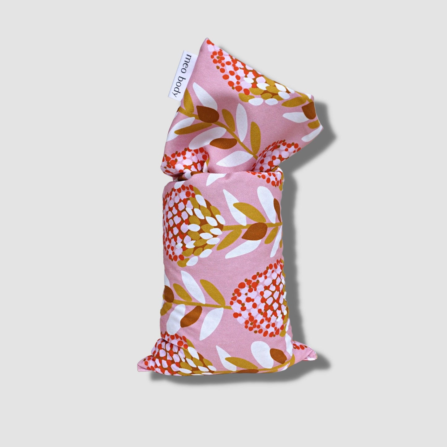Hand-crafted Wheat Heat Pack, 'Pink Protea' design - Meo Body